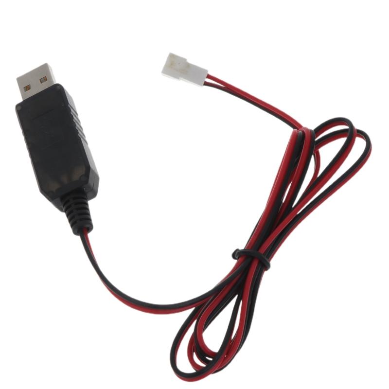 100cm Universelles USB 5V 2A auf 4.2V 1A 2-Pin XH 2.54mm Ladekabel für 3.7V Lithium-Akkupack Spielzeug und mehr