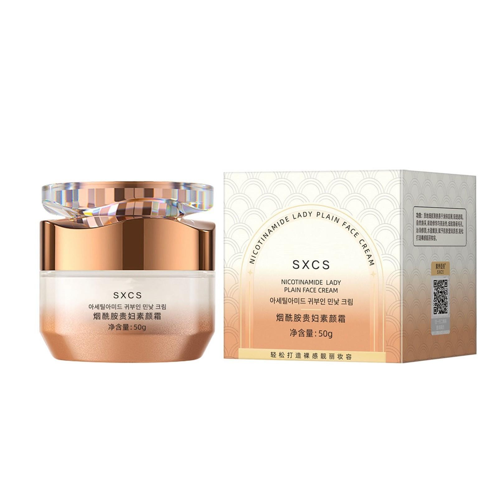 

Nicotinamide Lady Facial Cream Nourishing Concealer Natural Sense Non False Whitening Moisturizing Brightening Lady Paste Cream One Size