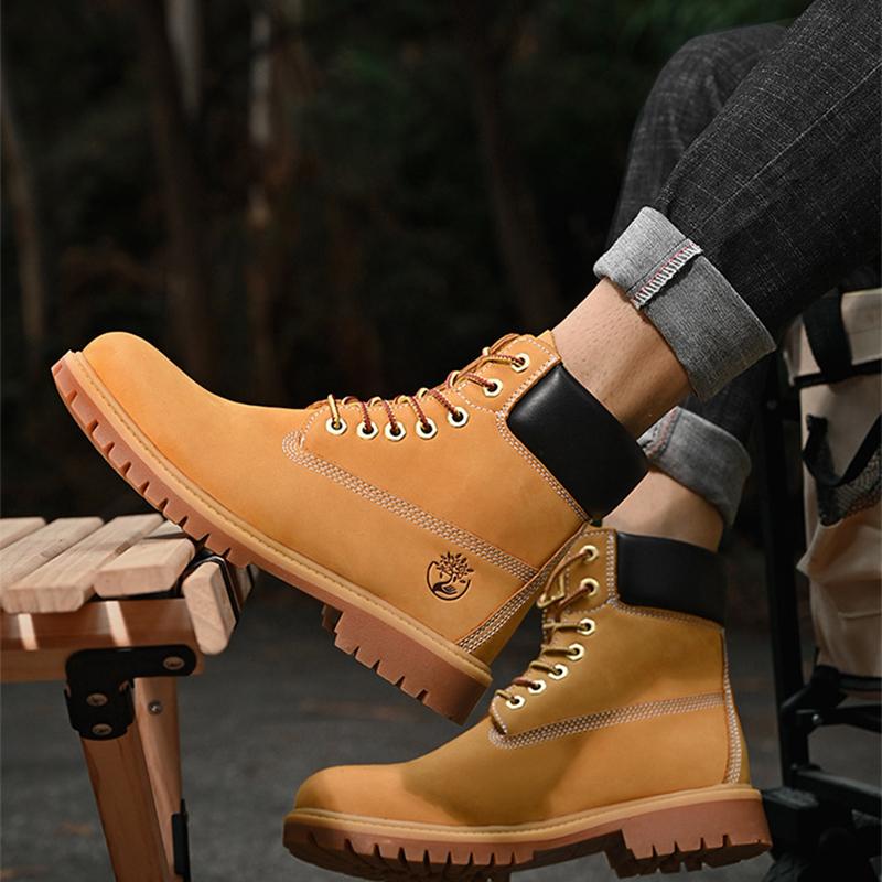 Stivali Uomo Donna Scarpe Moda Sneakers Outdoor Uomo Stringate Antiscivolo Caviglia
