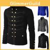 Vintage Herren Doppelreiher Steampunk Jacke für Mittelalterliche Cosplay-Veranstaltungen