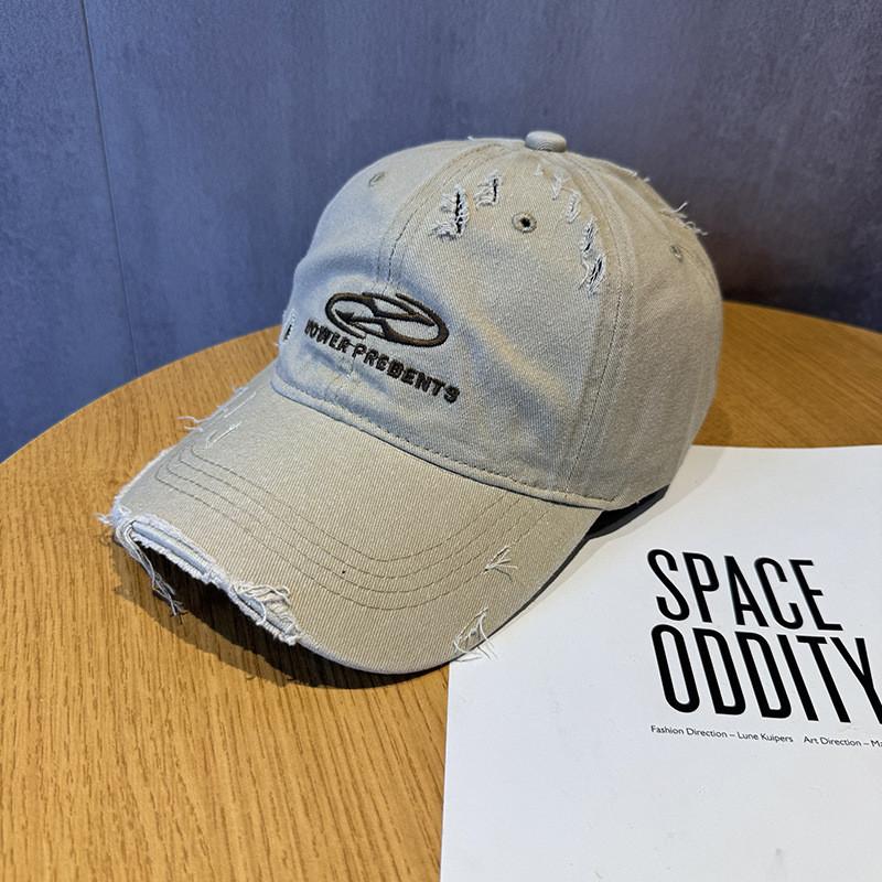 Fashion Broken Urban Hole Baseball Cap Women Sun Hat With Material Breathable