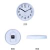 Wall clock 28cm Plasitta drop-resistant shatterproof disaster prevention reduction (analog interior goods 28 hanging stylish timepiece diameter)