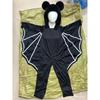 New Kids Vampire Costume Anime Black Vampire Bat Cartoon Character Halloween Costume Battle