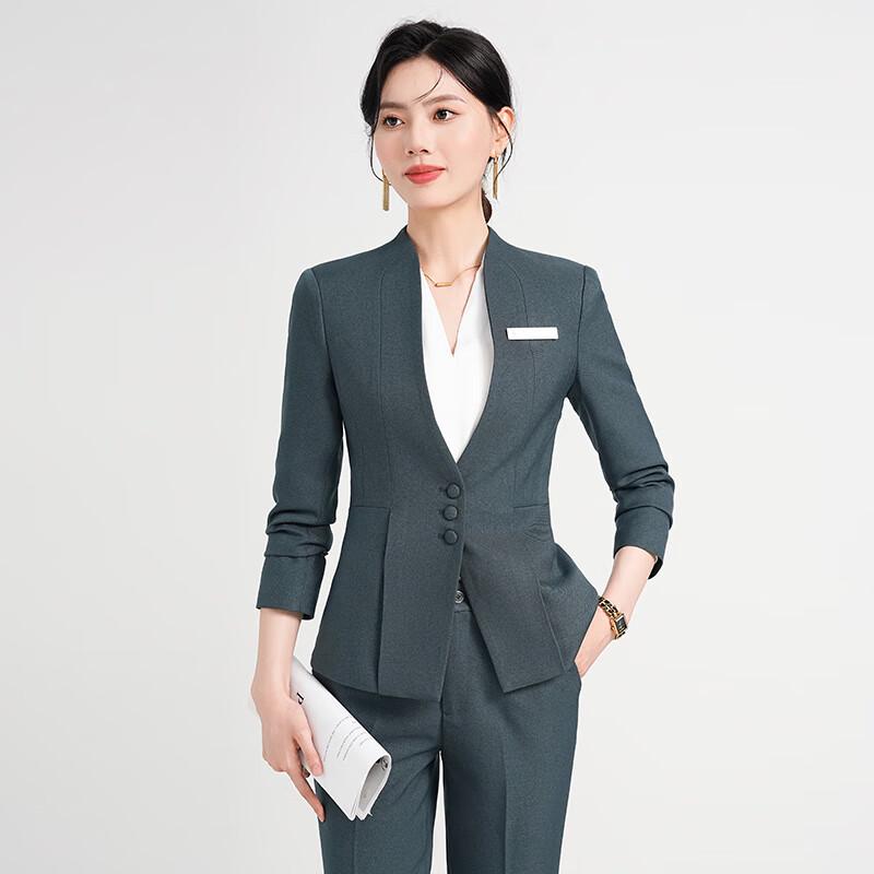 Women s Chinese Style Professional Suit Set 2XL