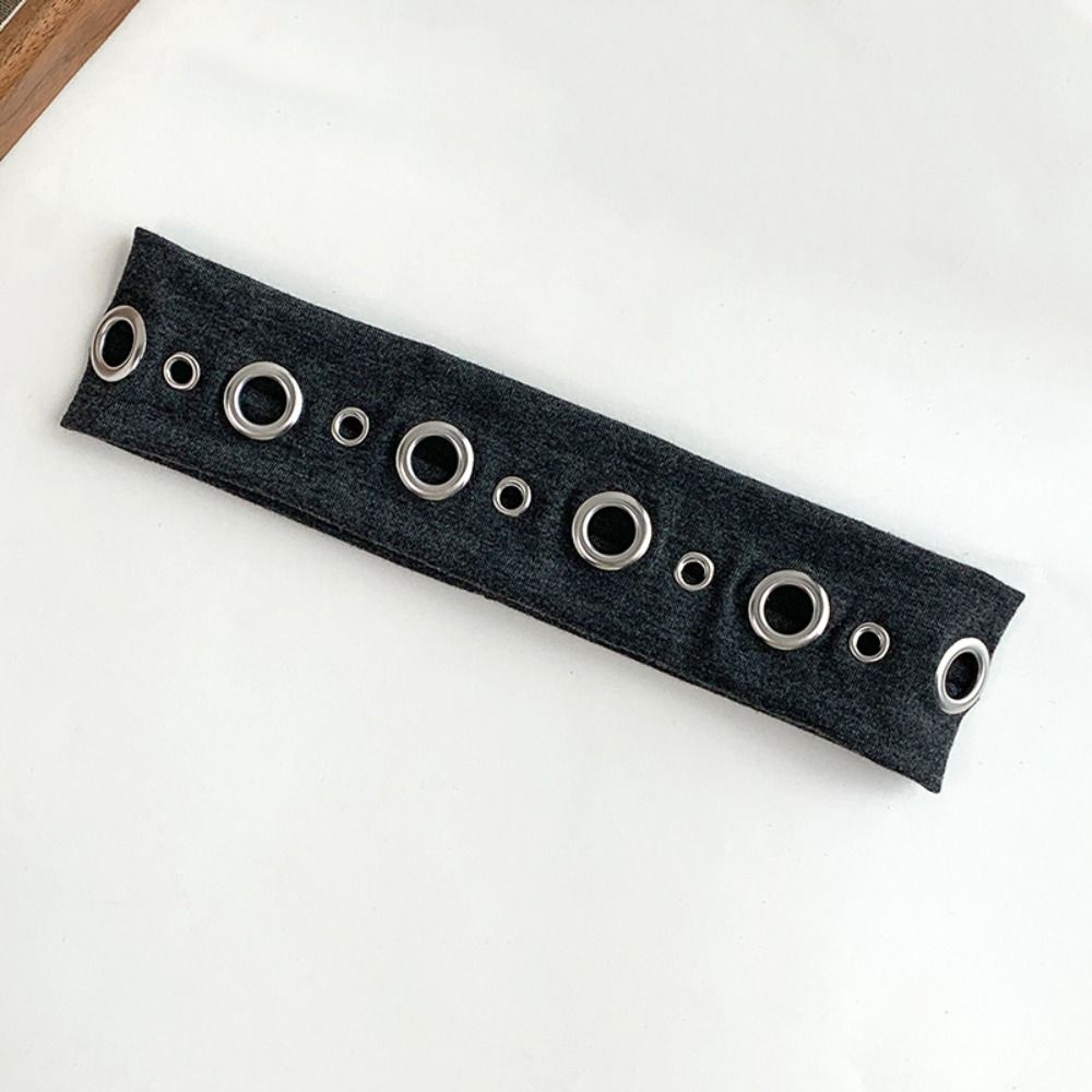 Sweet Style Punk Hairband Retro Design Vintage Headwrap Fashion Face Wash Headband  Casual Wear