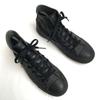 CONVERSE Leather High Top Sneakers Black US5.5 Unisex Vintage Style(USED)