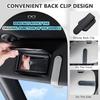 Sunglasses Holder Is Suitable for Car Sun shades Magnetic Leather Sunglasses Clip and Ticket Clip Car Sunshade Accessories