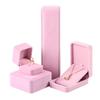 Protective Jewelry Box Portable Jewellery Holder Soft Jewelry Display Case Props Rings/Earrings/Necklace/Bracelet Holder