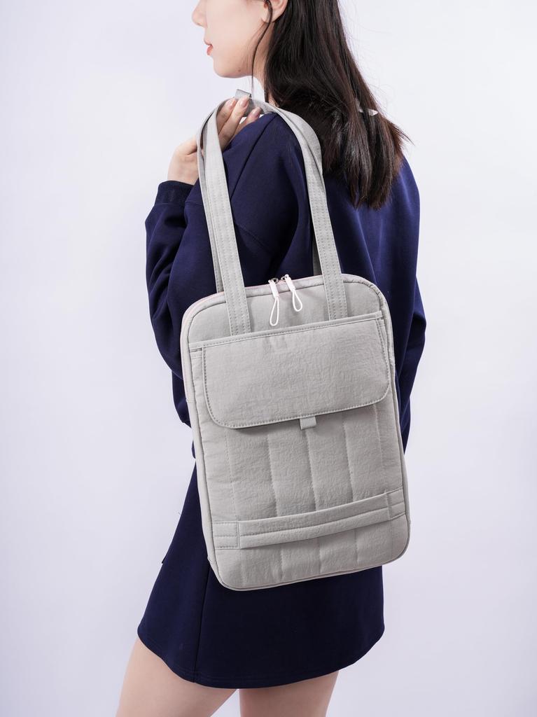 [YUNQIUZORI] Einfache und multifunktionale Computertasche, Laptoptasche mit Schultergurt, Mehrzweck-Tragetasche, Einfacher iPad-Schutz für Pendler, Mehrere Farben