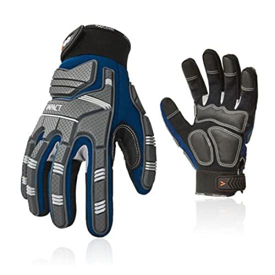 3M SL9792FLWP Safety Work Gloves for Men and Winter Cold Mechanic Touchscreen Abrasion Impact Heavy Duty Gloves for Motorcycles and Riggers [Vgo...]