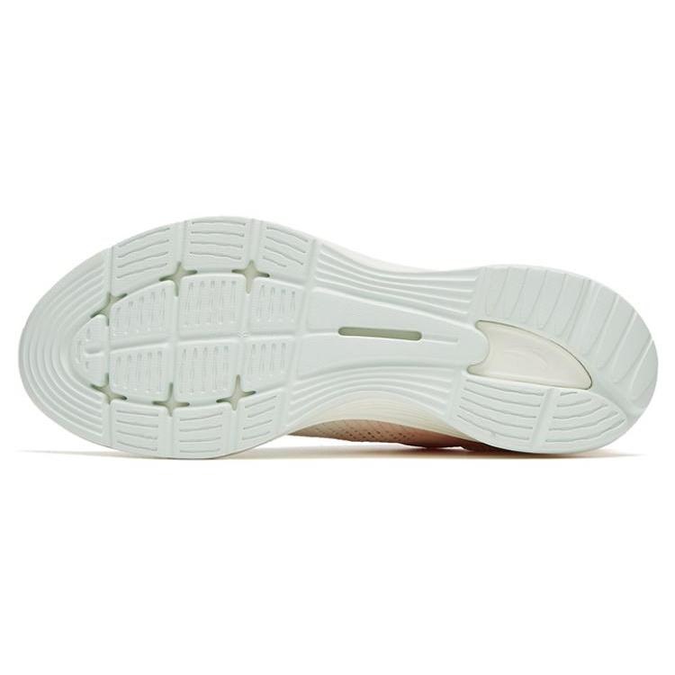 New Anta Hydrogen Run V Anti Slip Wear Resistant Low Top Casual Running Shoes Women's White Pink 122325540-6