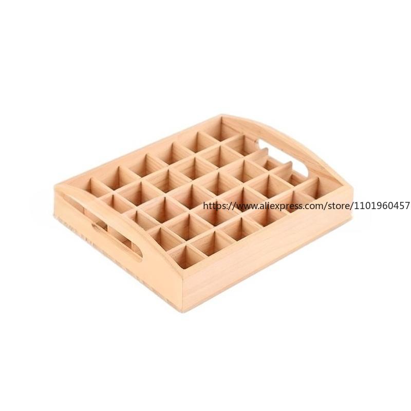 Solid Wood Gift Box Essential Oil Box Wooden 15ML Packaging Basket Style Essential Oil Tray