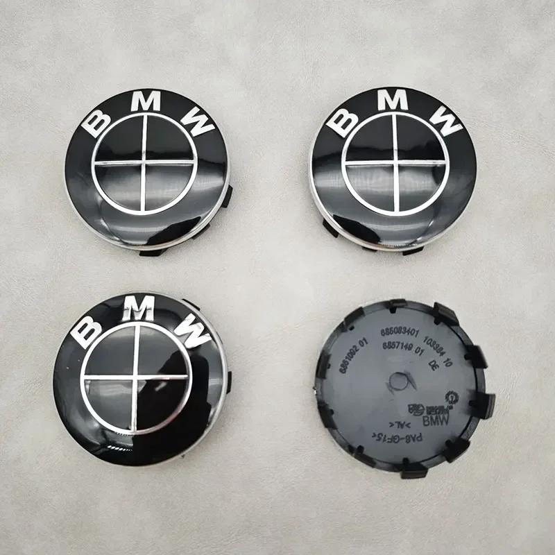 AWROY1 BMW GROUP 4Pcs 56MM 68MM Car Wheel Center Hub Cover Caps For BMW M M5 E39 E46 E60 E90 F01 F10 F30 G01 G20 G21 G30 G11 F15 X5 X3