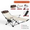 ZISIZ Reclining Camping Chair with Footrest