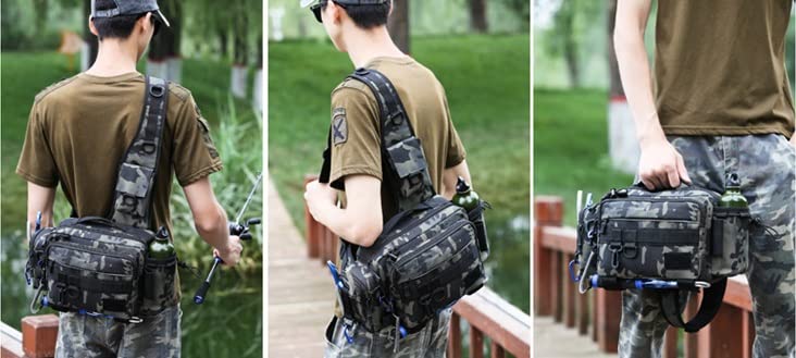 Fishing fishing fishing shoulder bag bag, bag, run-and-gun bag, bag,