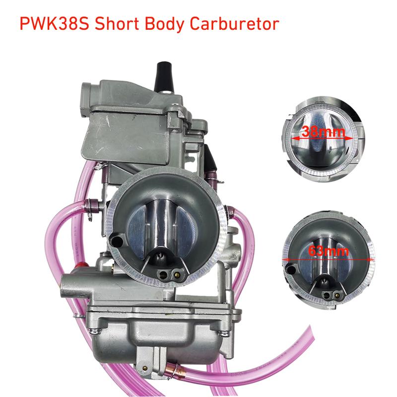 Carburetor PWK38S For Husquarna 250 SX 300 TE250 Gas Gas MC 250 250exc SX125 KX125 YZ125X Short Body Air Striker 2T Dirt Bike