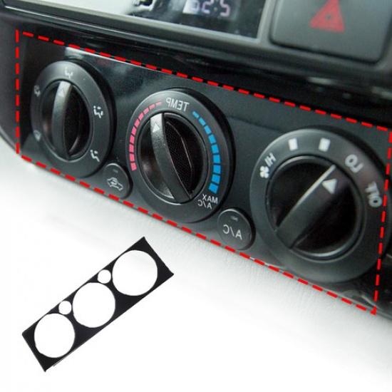 Glossy Piano Black Console AC Climate Switch Panel Cover For Toyota Tacoma 06-15