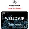 Meeting In Progress Sign,Do Not Disturb In Session Office Door Indicator,Welcome Please Knock Plaque for Business Home Office Meeting, Privacy Home