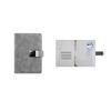 Kabelloses Lade-Notizbuch Verschiedene Farben A5 Tagebuch PU-Leder Personalisiertes Logo Fingerabdruck-Entsperrung Powerbank Tagebuch Planer Agenda