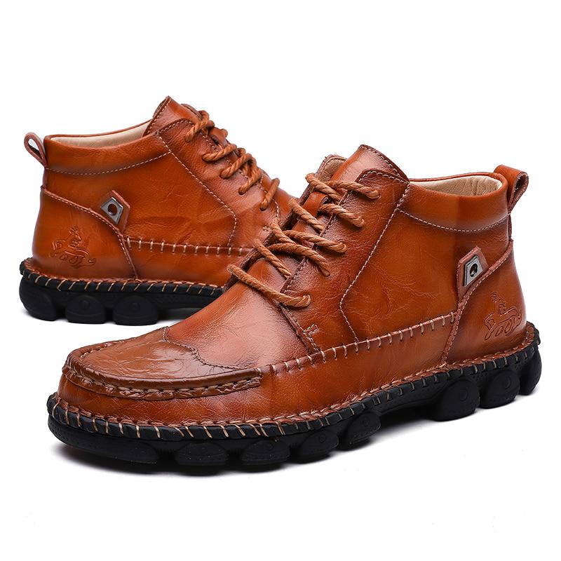 Botas comodas de piel para motociclista comprar a buen precio — entrega  gratuita, reseñas reales con fotos — Joom