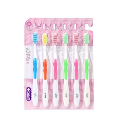 Shuke Soft Bristle Gum Care Toothbrush 6-Pack