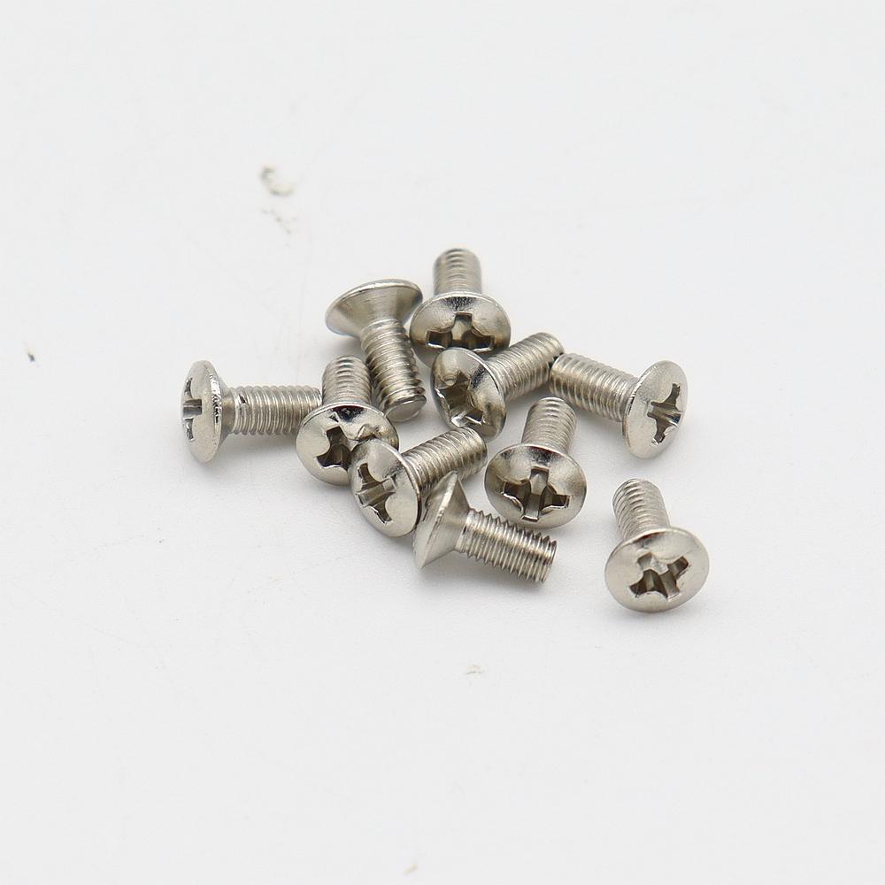 50 100 Stück Elektrische Gitarre Schalter Schraube Montage Schraube Für Sq St Elektrische Gitarre Zubehör 3mm×8mm