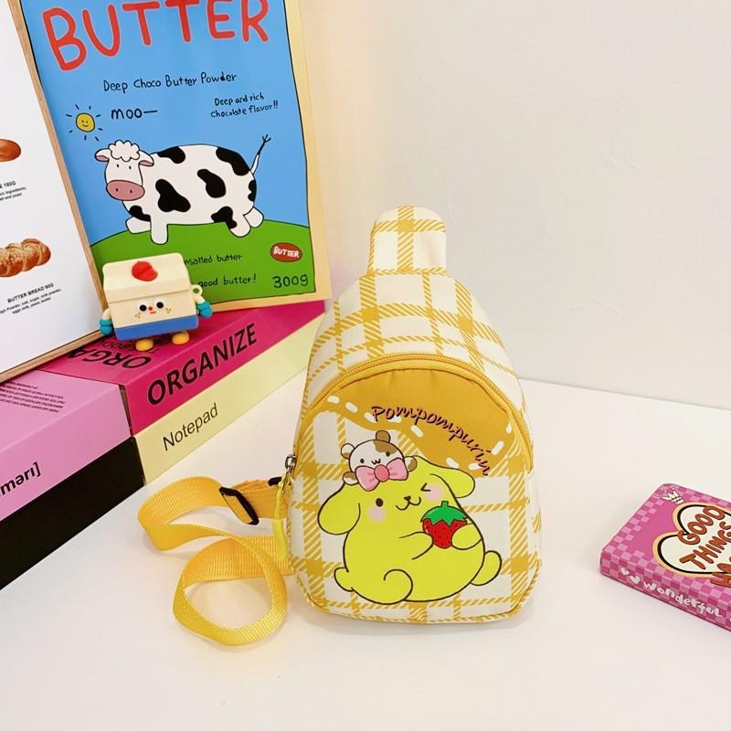 Cute Cartoon Children's Backpack For Girls With Kt Cat And Melody Print Lightweight Design