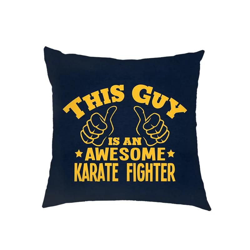 Cool Martial Art Judo / Taekwondo / Karate / Aikido Kissenbezug Kissenbezug Sofa Schlafzimmer Büro Auto Dekokissenbezug