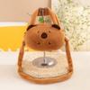 Capybara Plush Backpack Kawaii Fashion Plushie Doll Fur Pendant Children's Shoulder Bag Mini Knapsack Bags Gifts for Girlfriend