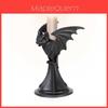 Suporte de Vela Morcego de Halloween Arte em Resina Gótica Decoração de Casa Perfeito Para Decorações Assustadoras