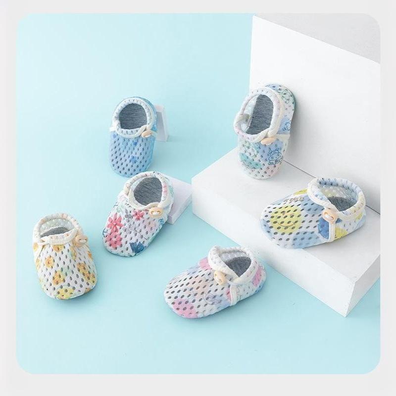 Scarpe Primi Passi Antiscivolo Traspiranti per Bambini Suola Morbida Rete per Imparare a Camminare Scarpe da Passeggio per Bambini Piedi Nudi Asciugatura Rapida Antiscivolo