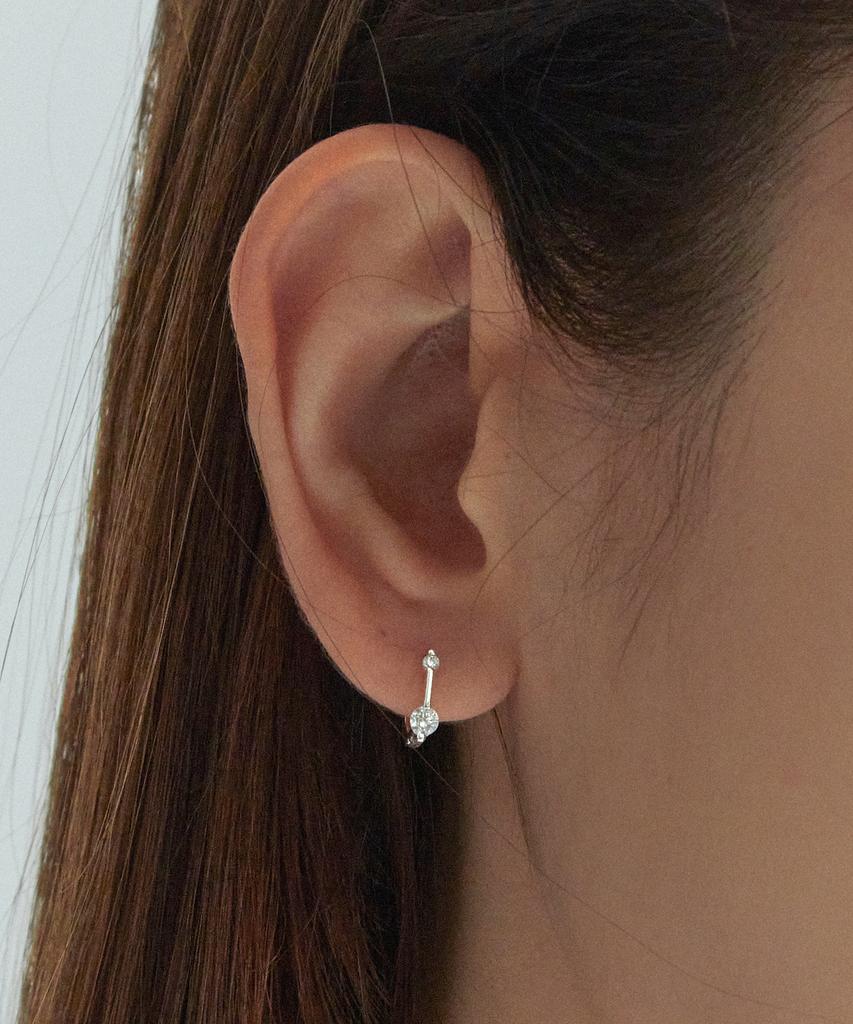 Charmy Cubic Line Earrings