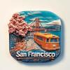 United States Refrigerator Magnets Los Angeles Travel Souvenirs America San Francisco Brooklyn Bridge Fridge Stickers Gifts