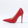 Women's Black High Heels: 2026 Spring Collection - Pointed Toe, Thin Heel, Plus Size