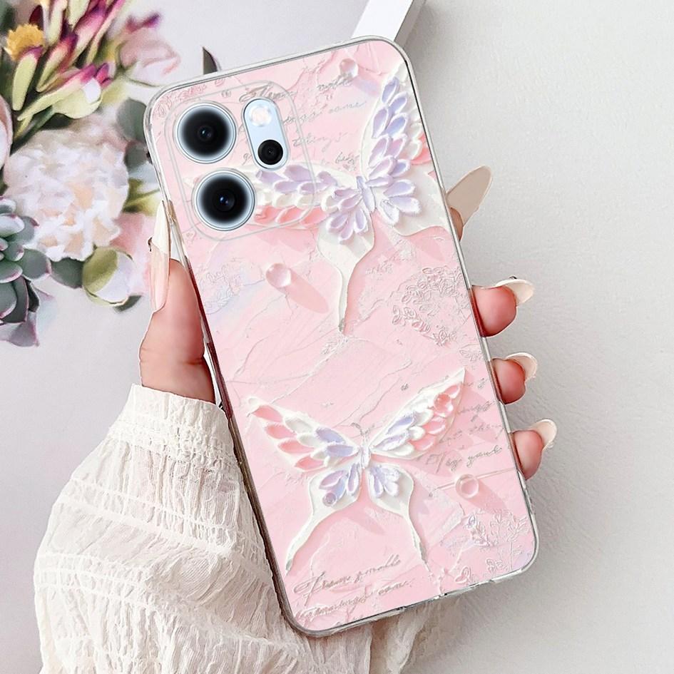 For Cover OPPO Reno 14F 2025 Case Reno14F Popular Bamboo Bowknot Soft Silicone Clear TPU Bumper For OPPO Reno14 F CPH2743 Shells
