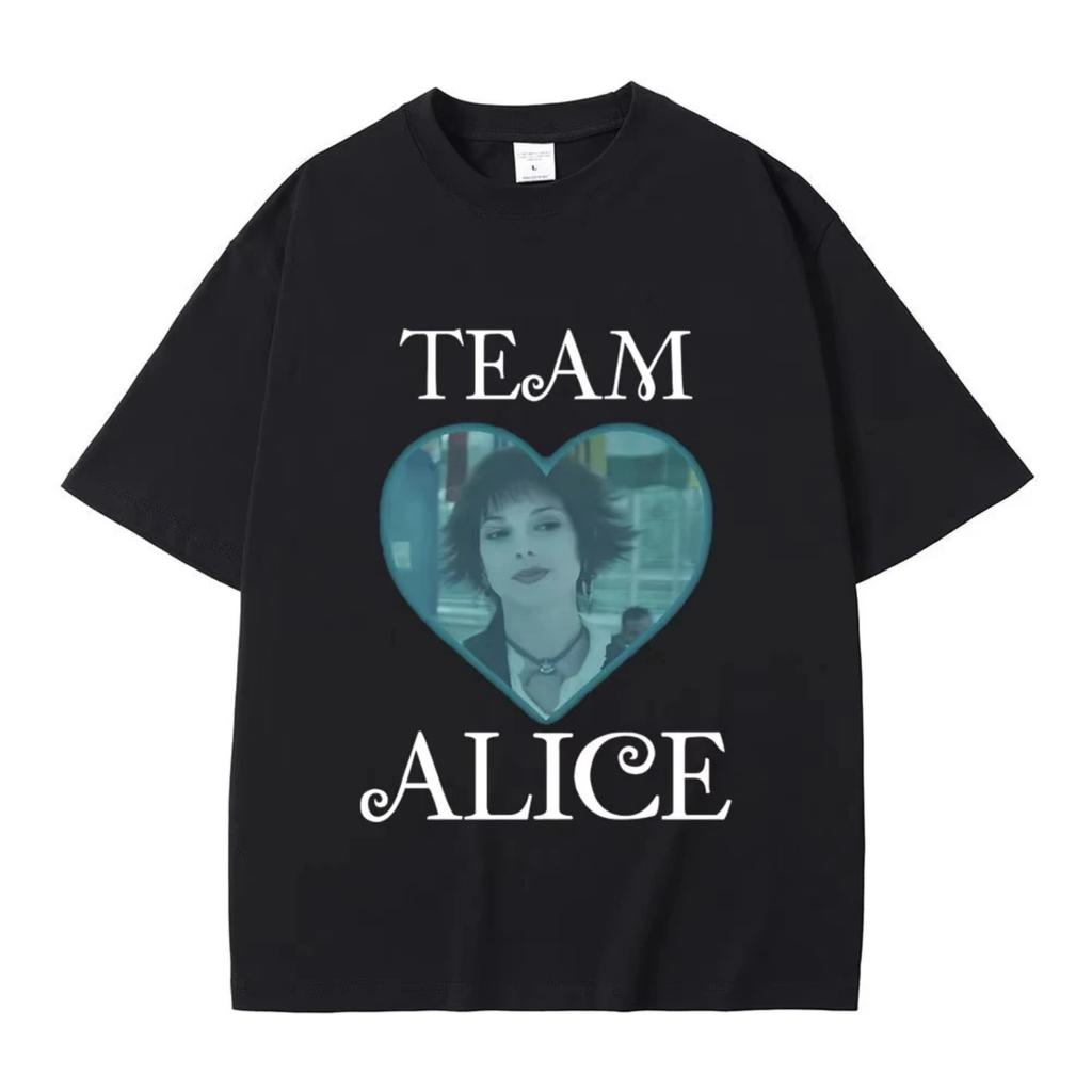 Movie Twilight Team Alice Cullen Graphic T Shirts Robert Pattinson Funny Meme T-shirt Men Women Fashion Vintage Oversized Tshirt