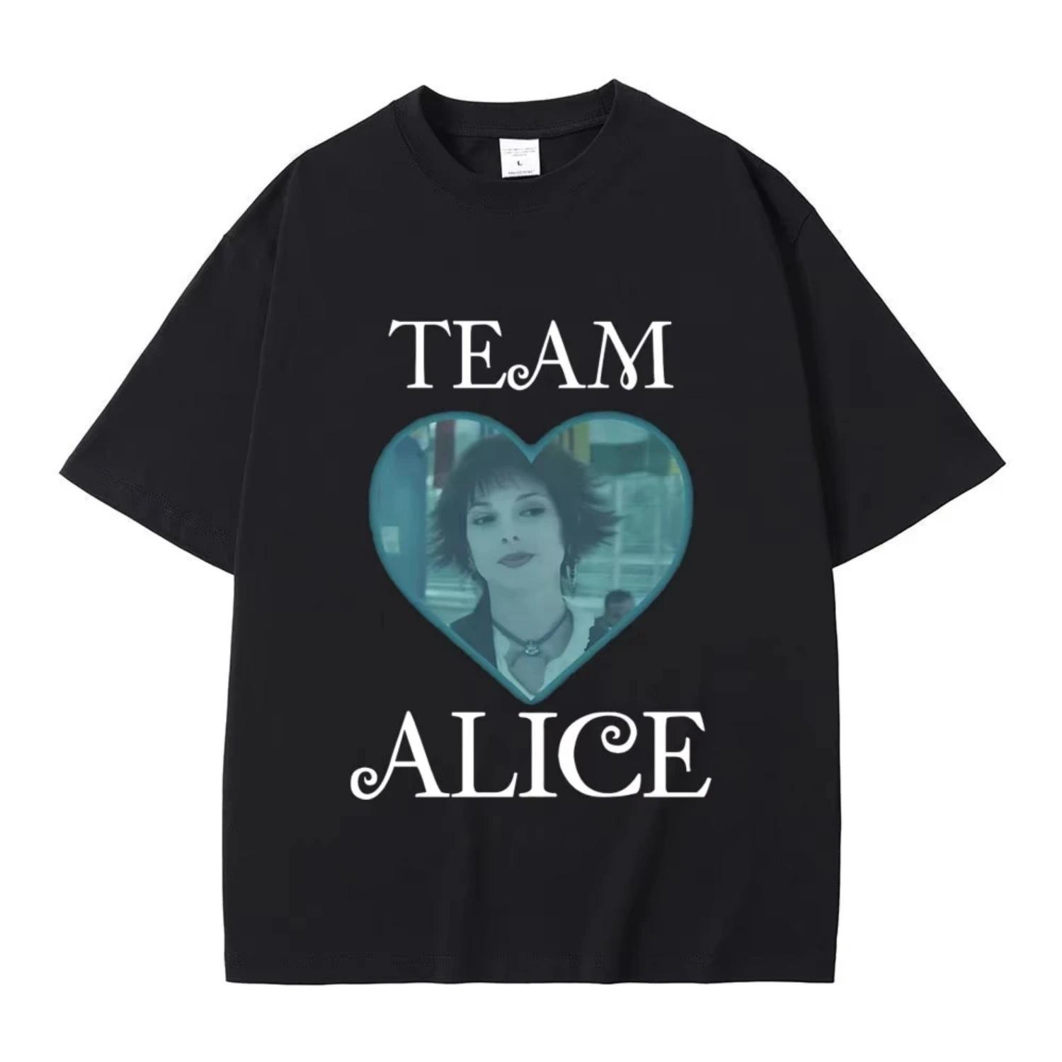 Movie Twilight Team Alice Cullen Graphic T Shirts Robert Pattinson Funny Meme T-shirt Men Women Fashion Vintage Oversized Tshirt S