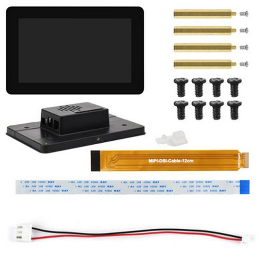 Raspberry Pi 7" DSIMIPI LCD Display 720x1280 with ESP32-P4 Compatibility