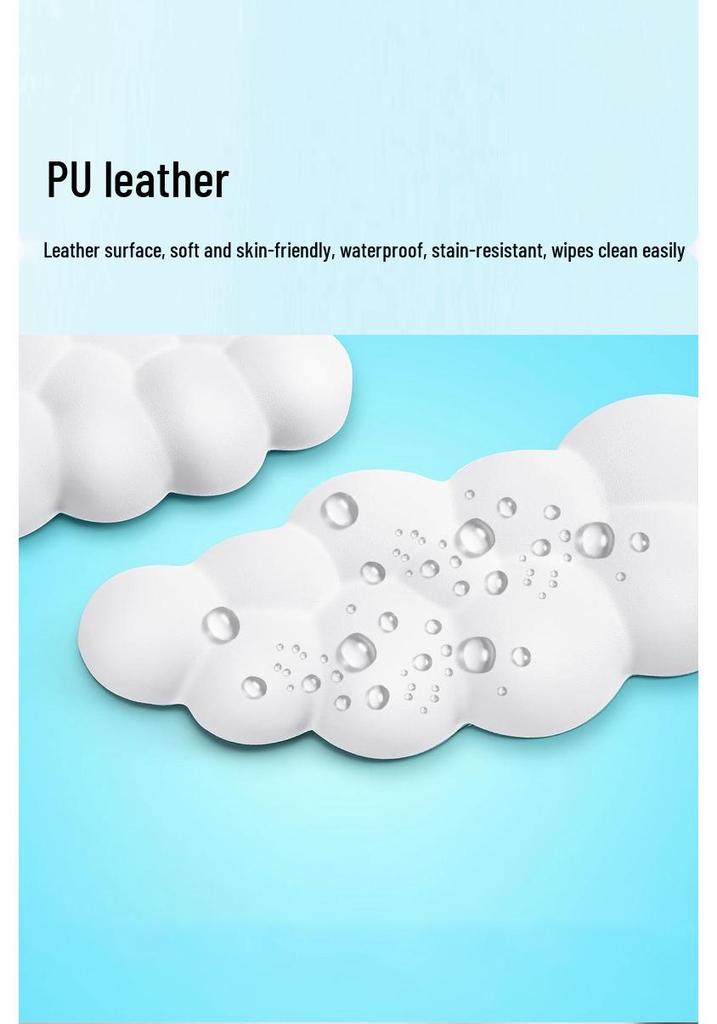 Cross-Border Leather Memory Foam Keyboard Wrist Rest Pad