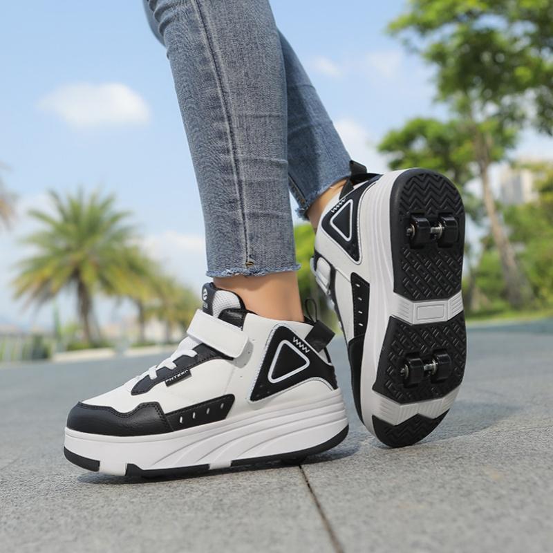 Children's Four-Wheel Inline Skates Double Row Roller Skating Shoes Unisex Kids' Roller Blades Adult Roller Sports Entertainment