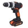 36V Heavy Duty Brushless Motor Impact Wrench Machine Cordless Drill Torque Battery