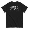 Slayer - Weißes Drip-Logo T-Shirt