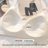Reggiseno Push-Up Senza Cuciture da Donna - Supporto Invisibile, Scollo a Incrocio sul Collo, Spalline Sottili, Senza Ferretto, Aumento del Seno Piccolo