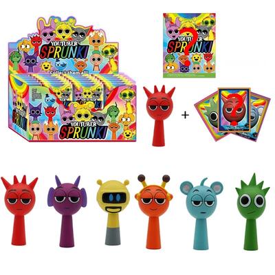 24pcs Set Sprunki Incredi Sprunki Mystery Bag Pvc Model Toys Anime Cute Figurine Collectible Home Ornament For Kids Gifts