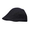 Denim forward hat retro British short brim newsboy hat solid color denim duck tongue beret men's and women's casual painter hat