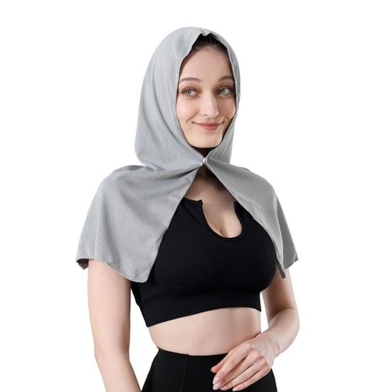 

Охлаждающее полотенце U-образная толстовка с капюшоном для пляжа Кемпинг Тренажерный зал Защита от солнца Быстросохнущая защита головы Охлаждающая ткань Солнцезащитный крем Бандана Косынка