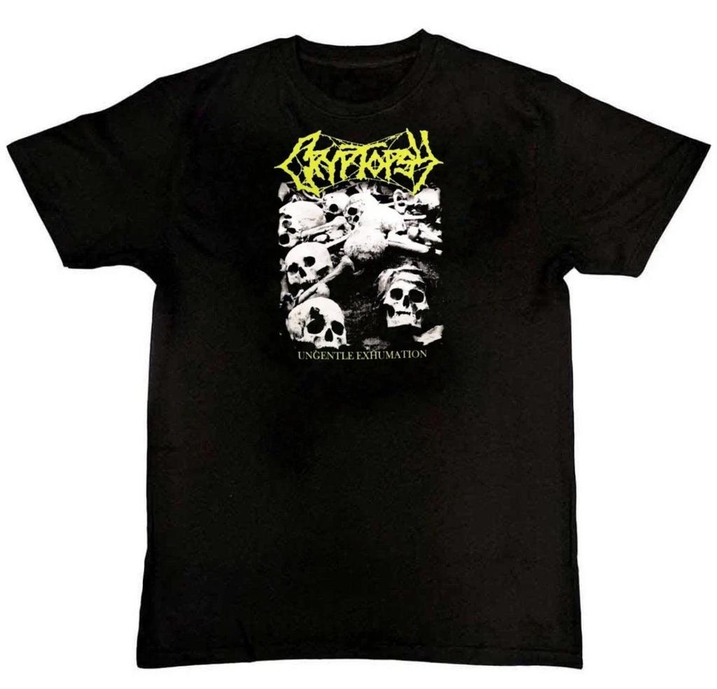 Cryptopsy - Ungentle Exhumation Graphic Unisex Mens 100% Cotton T-shirt Mens Tees Top