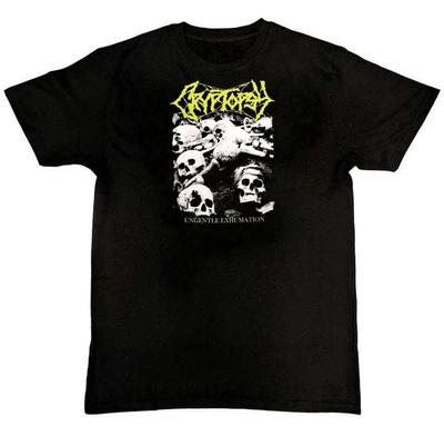 Cryptopsy - Ungentle Exhumation Graphic Unisex Mens 100% Cotton T-shirt Mens Tees Top