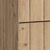 Nightstand Set of 2 Artisan Oak Finish 43 X 34.5 X 49.5 Cm