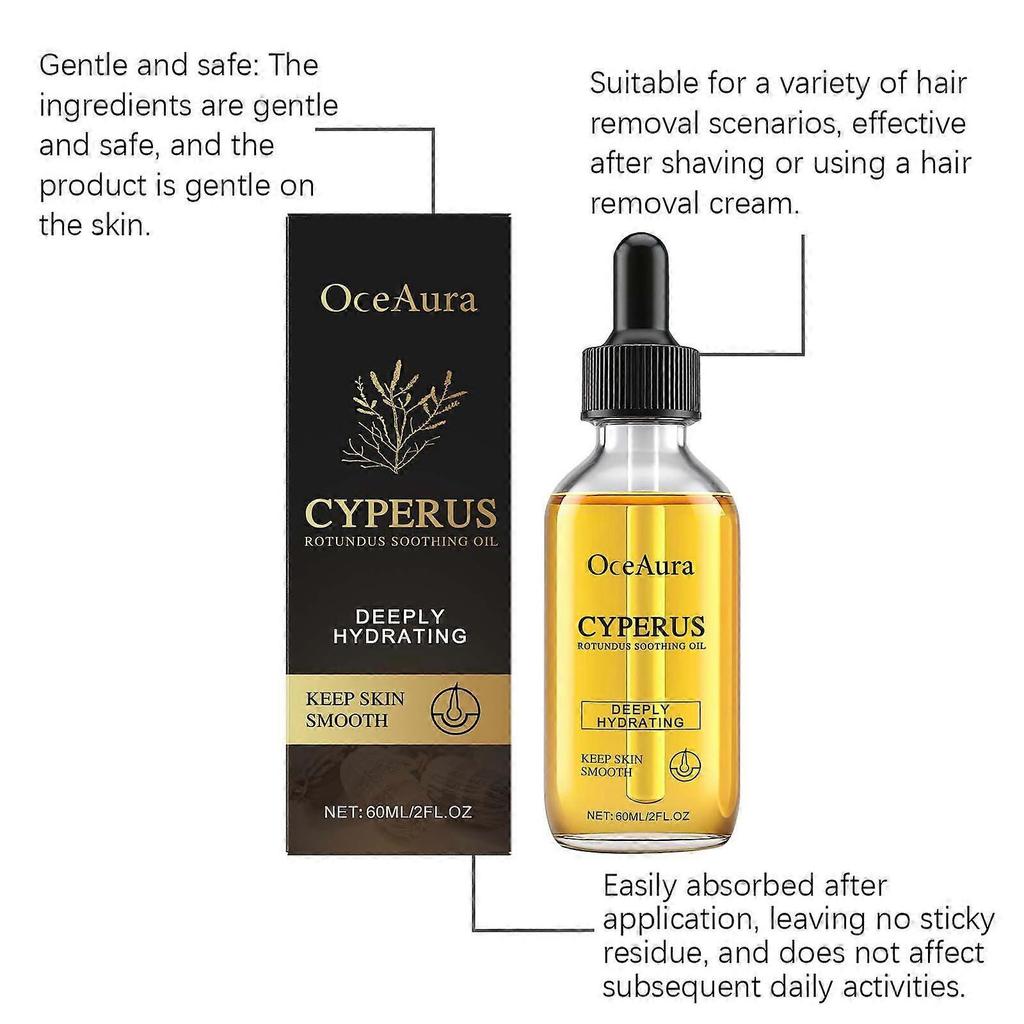 Limited time!!Oceaura Parperi Hair Removal Care Essential Oil Gentle Care Smooth Body Skin Hair Removal Daily Care Oil